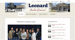 Desktop Screenshot of leonardchamber.com