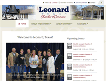 Tablet Screenshot of leonardchamber.com